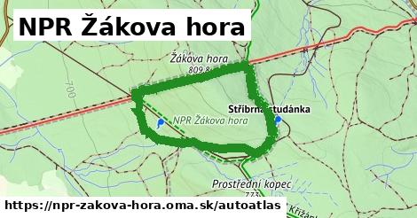 ikona Mapa autoatlas v npr-zakova-hora