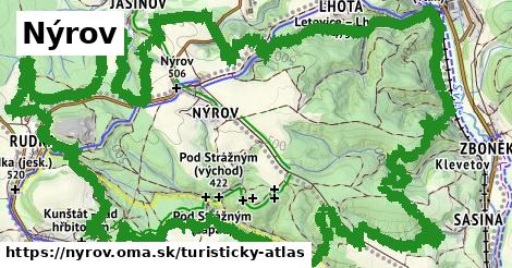 ikona Turistická mapa turisticky-atlas v nyrov