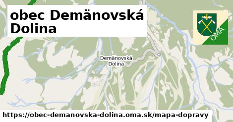 ikona Mapa dopravy mapa-dopravy v obec-demanovska-dolina