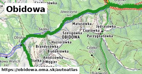 ikona Mapa autoatlas v obidowa