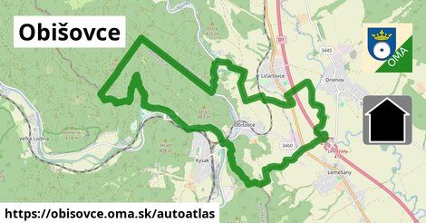 ikona Mapa autoatlas v obisovce