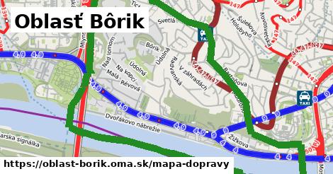 ikona Mapa dopravy mapa-dopravy v oblast-borik
