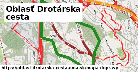 ikona Mapa dopravy mapa-dopravy v oblast-drotarska-cesta