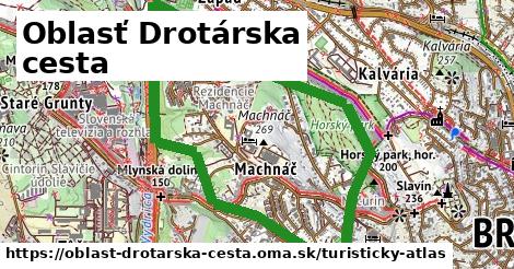 ikona Oblasť Drotárska cesta: 0 m trás turisticky-atlas v oblast-drotarska-cesta