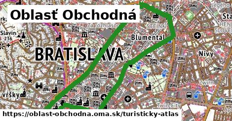 ikona Turistická mapa turisticky-atlas v oblast-obchodna