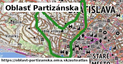 ikona Mapa autoatlas v oblast-partizanska