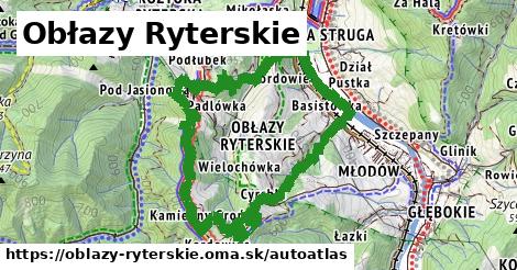 ikona Mapa autoatlas v oblazy-ryterskie