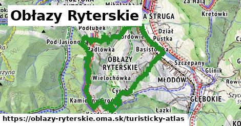ikona Turistická mapa turisticky-atlas v oblazy-ryterskie