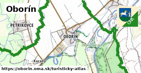 ikona Turistická mapa turisticky-atlas v oborin