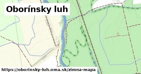 ikona Oborínsky luh: 0 m trás zimna-mapa v oborinsky-luh