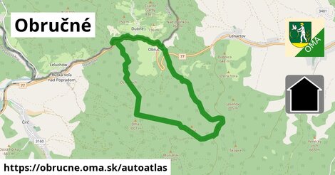 ikona Mapa autoatlas v obrucne