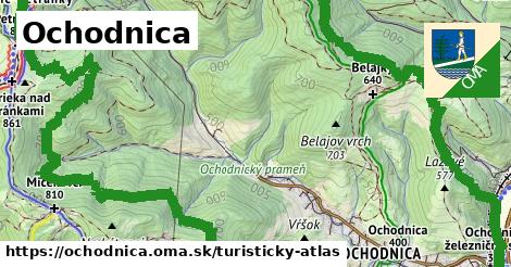 ikona Turistická mapa turisticky-atlas v ochodnica