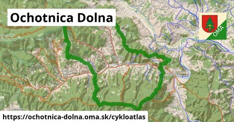 ikona Cyklo cykloatlas v ochotnica-dolna