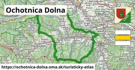 ikona Turistická mapa turisticky-atlas v ochotnica-dolna