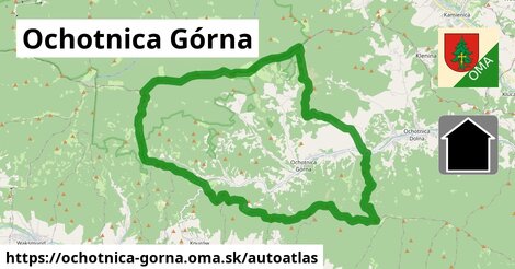 ulice v Ochotnica Górna