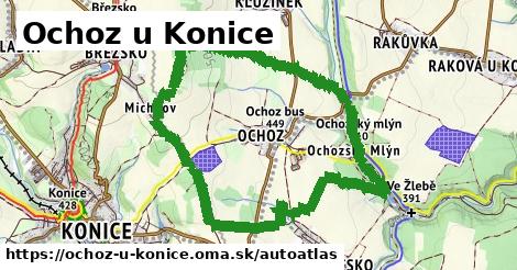 ikona Mapa autoatlas v ochoz-u-konice