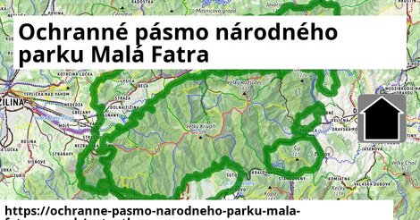 ikona Mapa autoatlas v ochranne-pasmo-narodneho-parku-mala-fatra