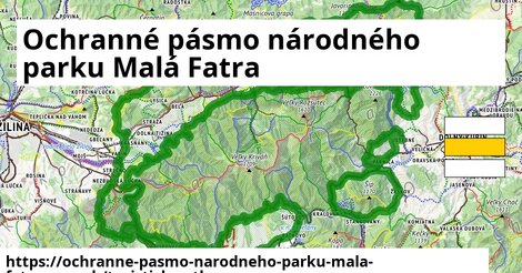 ikona Turistická mapa turisticky-atlas v ochranne-pasmo-narodneho-parku-mala-fatra