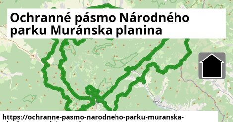 ikona Mapa autoatlas v ochranne-pasmo-narodneho-parku-muranska-planina