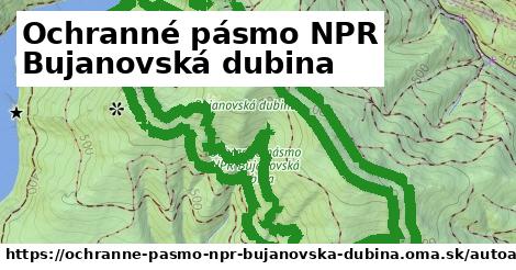 ikona Mapa autoatlas v ochranne-pasmo-npr-bujanovska-dubina