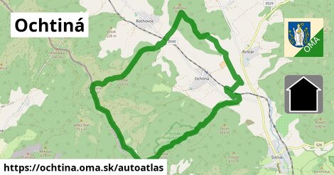 ikona Mapa autoatlas v ochtina