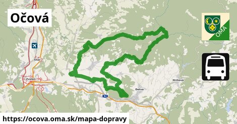 ikona Mapa dopravy mapa-dopravy v ocova