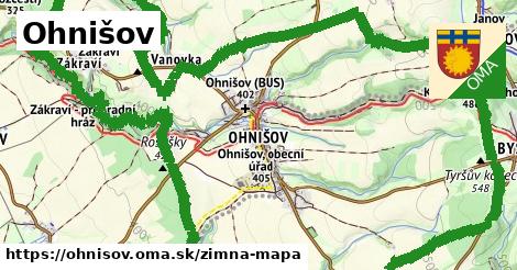ikona Zimná mapa zimna-mapa v ohnisov