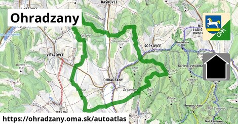 ikona Mapa autoatlas v ohradzany