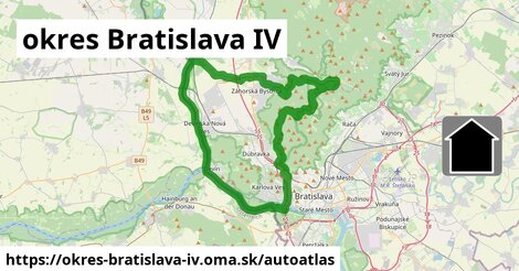 ikona Mapa autoatlas v okres-bratislava-iv