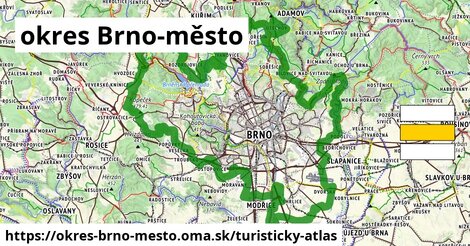 ikona okres Brno-město: 0 m trás turisticky-atlas v okres-brno-mesto