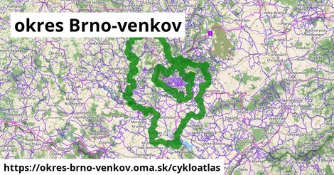 ikona okres Brno-venkov: 1 400 km trás cykloatlas v okres-brno-venkov