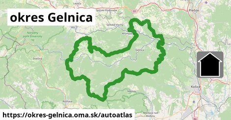 ikona Mapa autoatlas v okres-gelnica