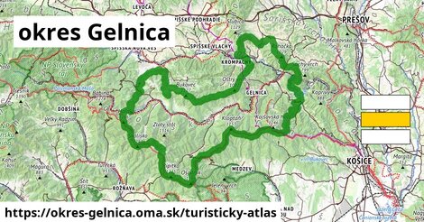 ikona Turistická mapa turisticky-atlas v okres-gelnica