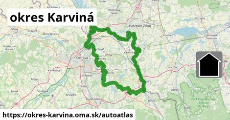 ikona Mapa autoatlas v okres-karvina