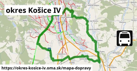 ikona Mapa dopravy mapa-dopravy v okres-kosice-iv