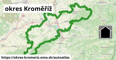 ikona Mapa autoatlas v okres-kromeriz