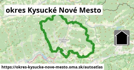 ulice v okres Kysucké Nové Mesto