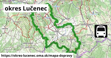 ikona Mapa dopravy mapa-dopravy v okres-lucenec