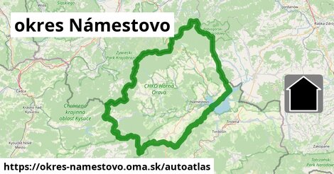 ulice v okres Námestovo