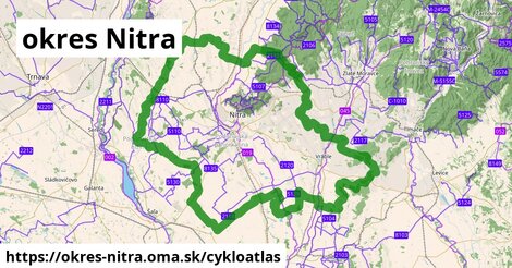ikona okres Nitra: 353 km trás cykloatlas v okres-nitra