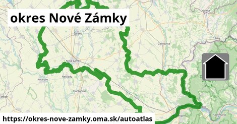 ikona Mapa autoatlas v okres-nove-zamky