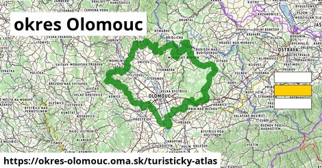 ikona okres Olomouc: 760 km trás turisticky-atlas v okres-olomouc