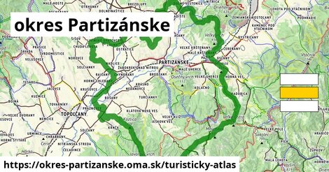 ikona Turistická mapa turisticky-atlas v okres-partizanske