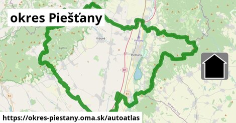 ikona Mapa autoatlas v okres-piestany