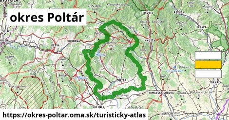 ikona Turistická mapa turisticky-atlas v okres-poltar