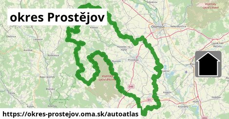 ulice v okres Prostějov