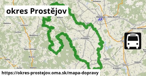 ikona Mapa dopravy mapa-dopravy v okres-prostejov