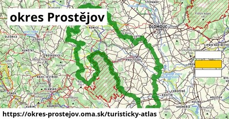 ikona Turistická mapa turisticky-atlas v okres-prostejov