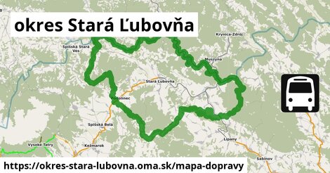 ikona Mapa dopravy mapa-dopravy v okres-stara-lubovna