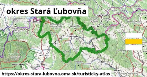 ikona Turistická mapa turisticky-atlas v okres-stara-lubovna